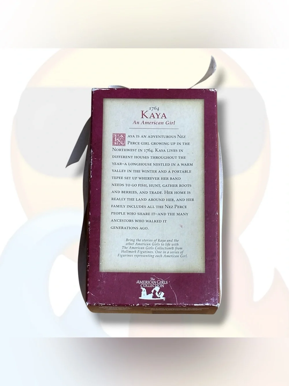 Vintage 2002 Kaya An American Girl 1764 Hallmark Handcrafted Figurine